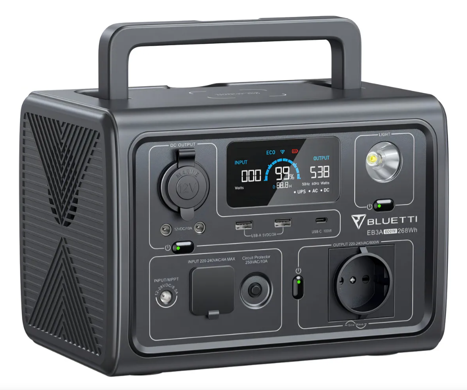 BLUETTI EB3A - 268Wh / 600W